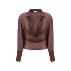 Purple Silk Blouse