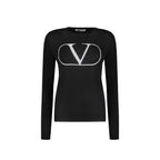 Black Virgin Wool Sweatshirt