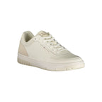White Polyurethane Men's Sneaker