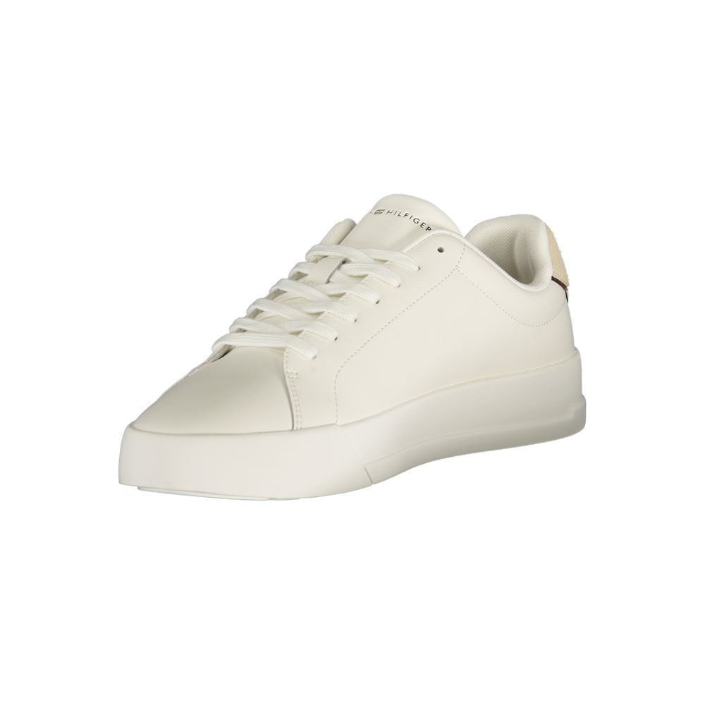 Bianco Polyurethane Men Sneaker