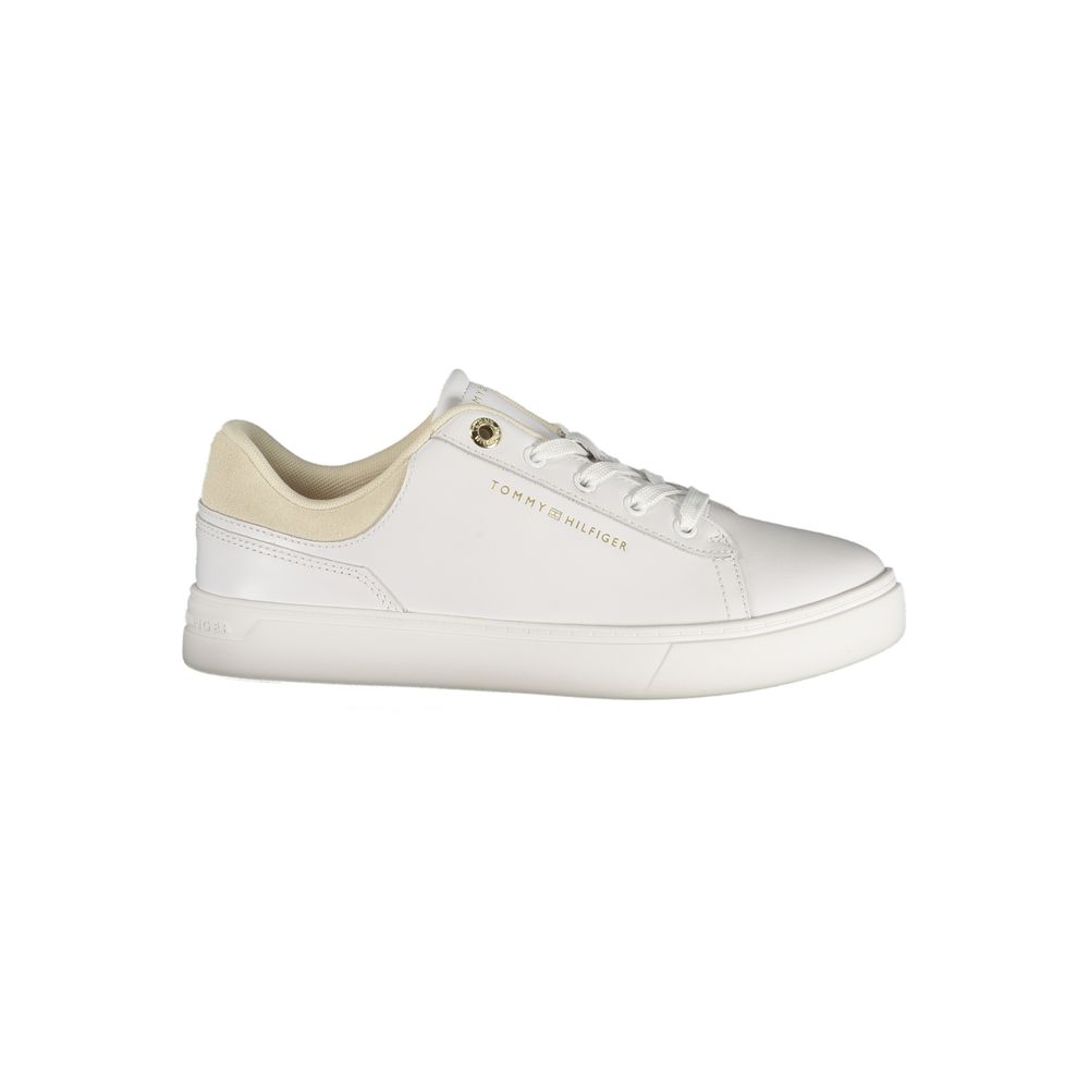 Bianco Polyurethane Women Sneaker
