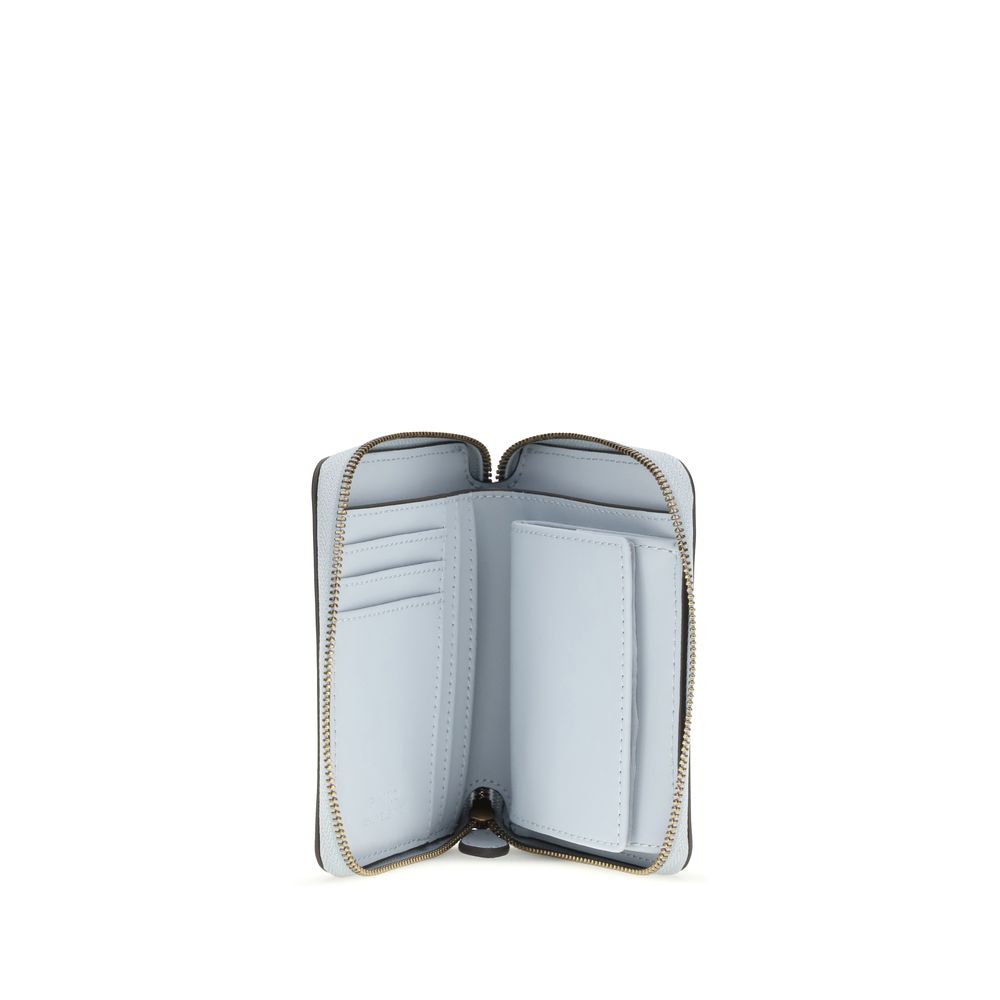 Blue Calf Leather Bos Taurus Wallet