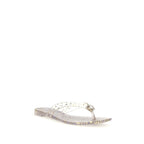 Gold Polyurethane Sandals