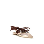Multicolor Calf Leather Bos Taurus Ballet Flats