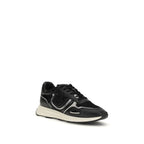 Black Calf Leather Bos Taurus Athletic Sneakers