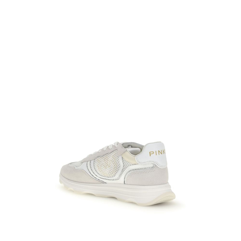 White Calf Leather Bos Taurus Athletic Sneakers