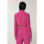 Yellow Polyester Blazer