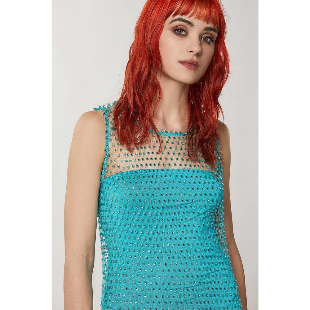 Multicolor Polyester Pattern Dress