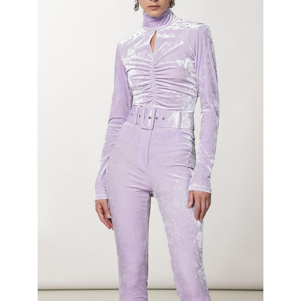 Purple Polyester Tank Tops