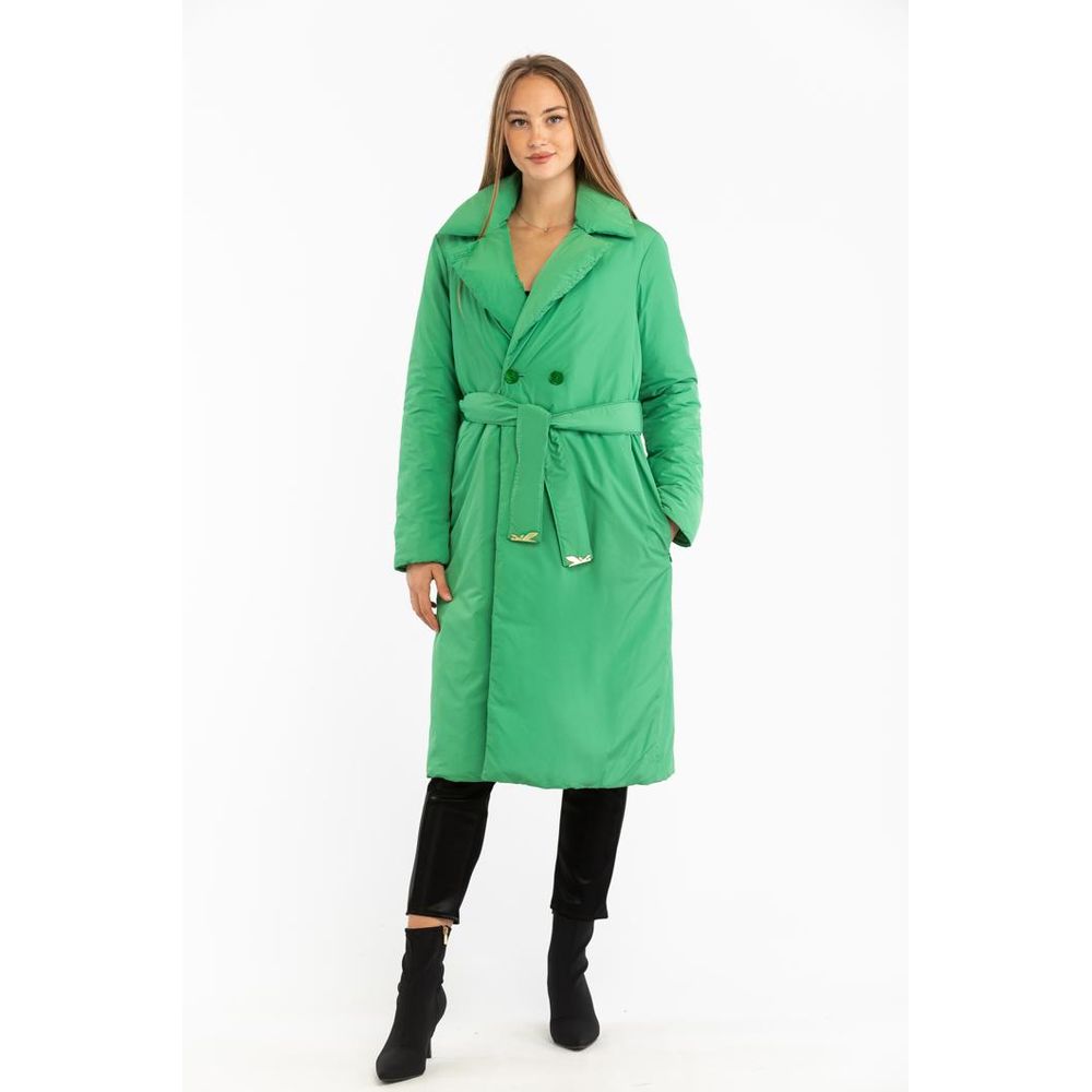 Green Polyester Parka