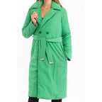 Green Polyester Parka