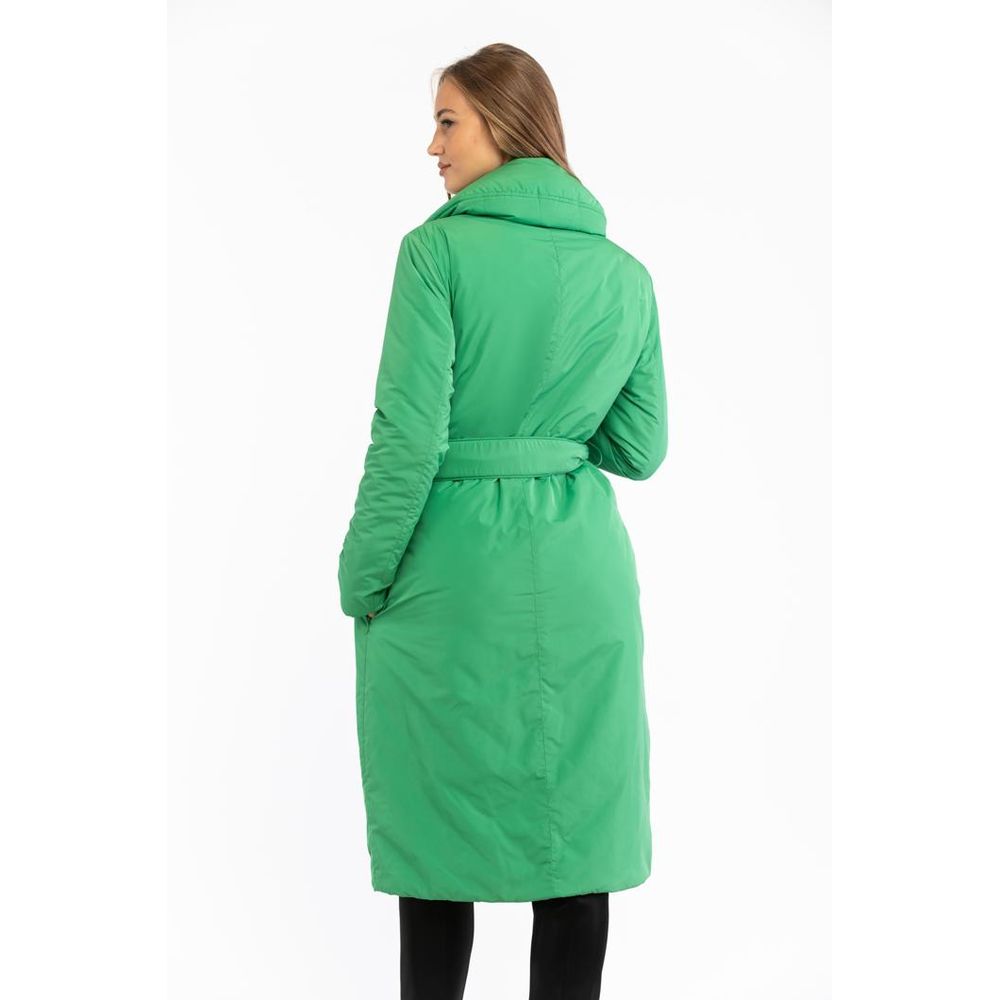 Green Polyester Parka