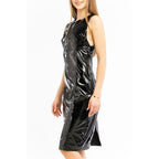 Black Polyethylene Cocktail Dress