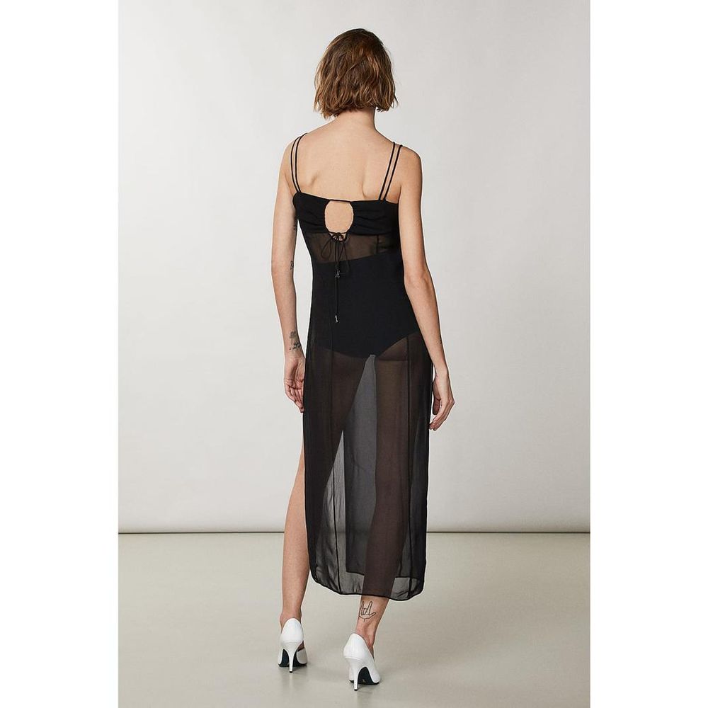 Black Viscose Cocktail Dress