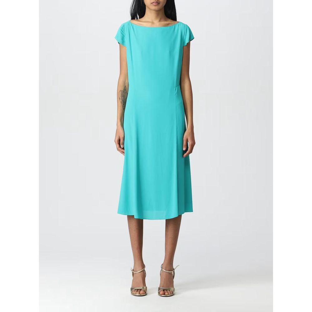 Green Viscose Casual Dress