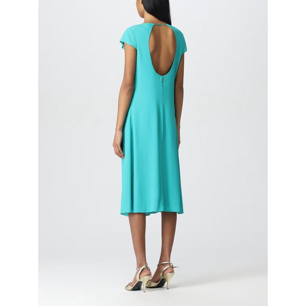 Green Viscose Casual Dress