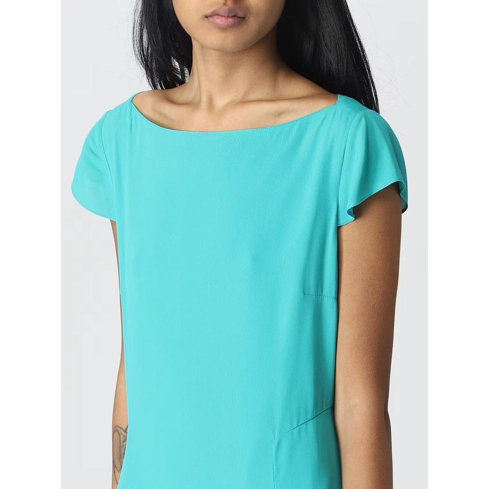 Green Viscose Casual Dress