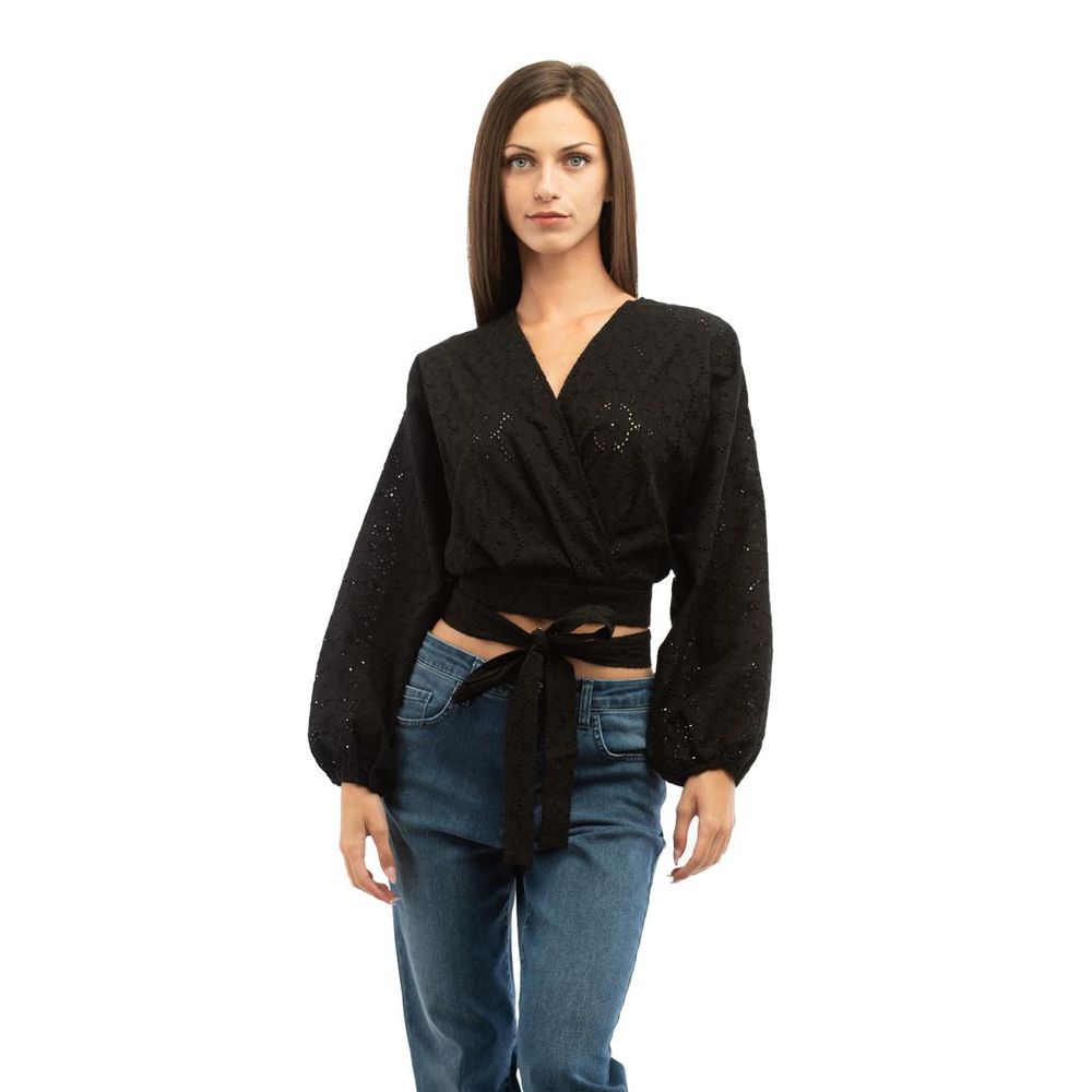 Black Cotton Blouse