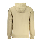 Beige Cotton Men Sweatshirt