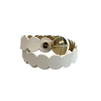 White Genuine Leather Women Belt