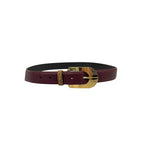 Red Leather Women Belt
