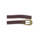 Red Leather Women Belt