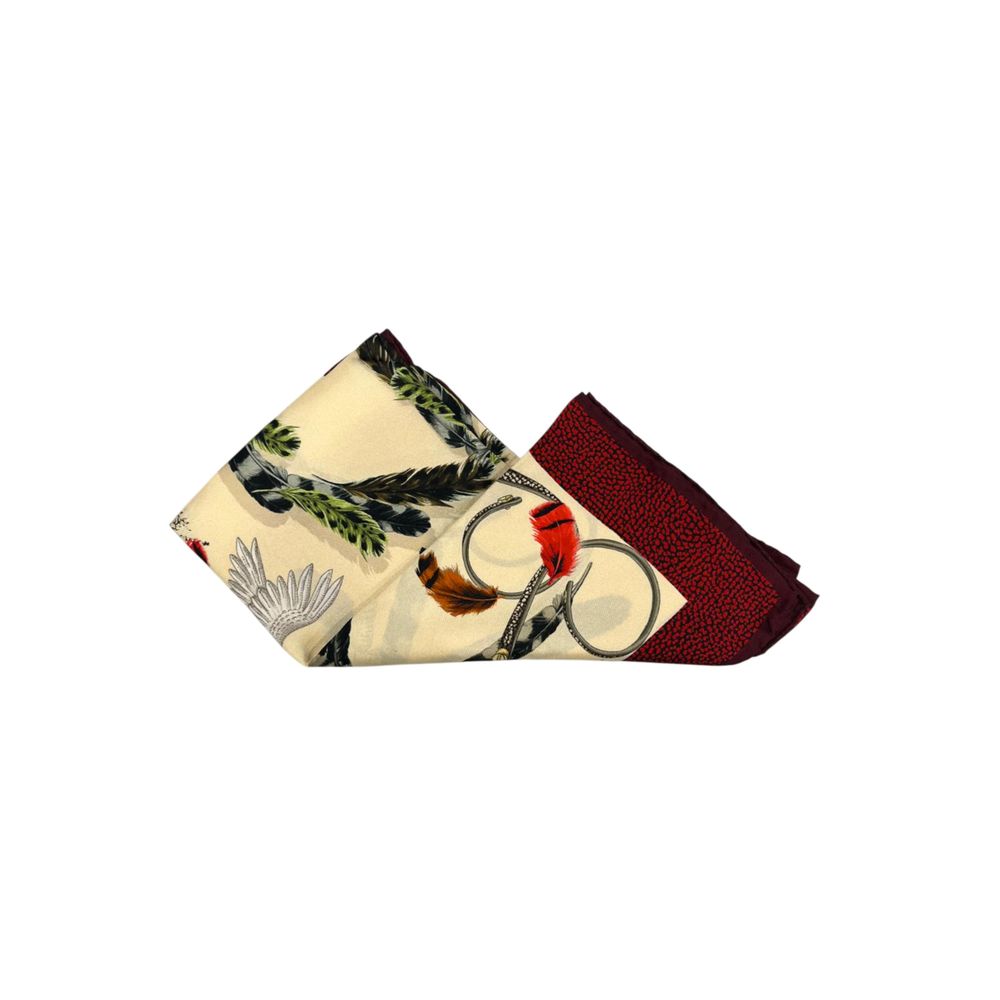 Beige Silk Women Scarf