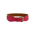 Pink Genuine Leather Women Belt