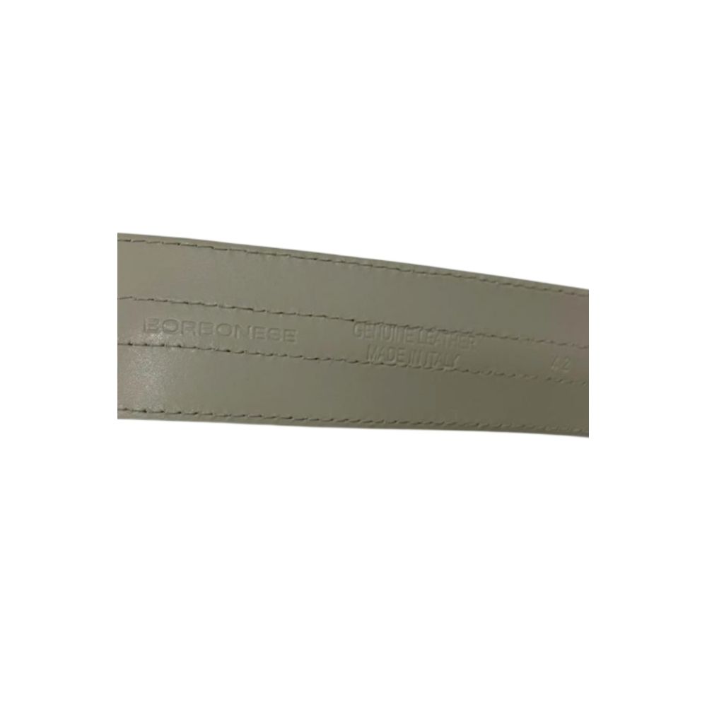 Grey Genuine Leather Women's Belt