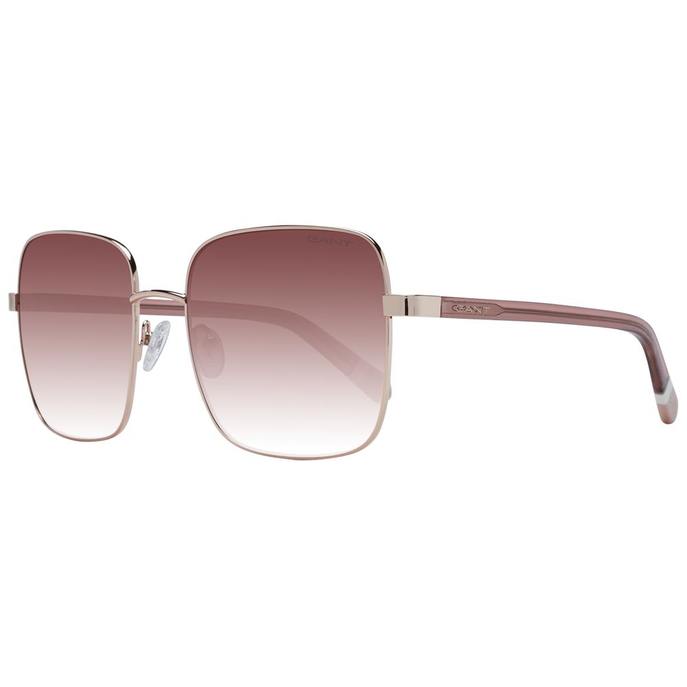 Rose Gold Metal Sunglasses