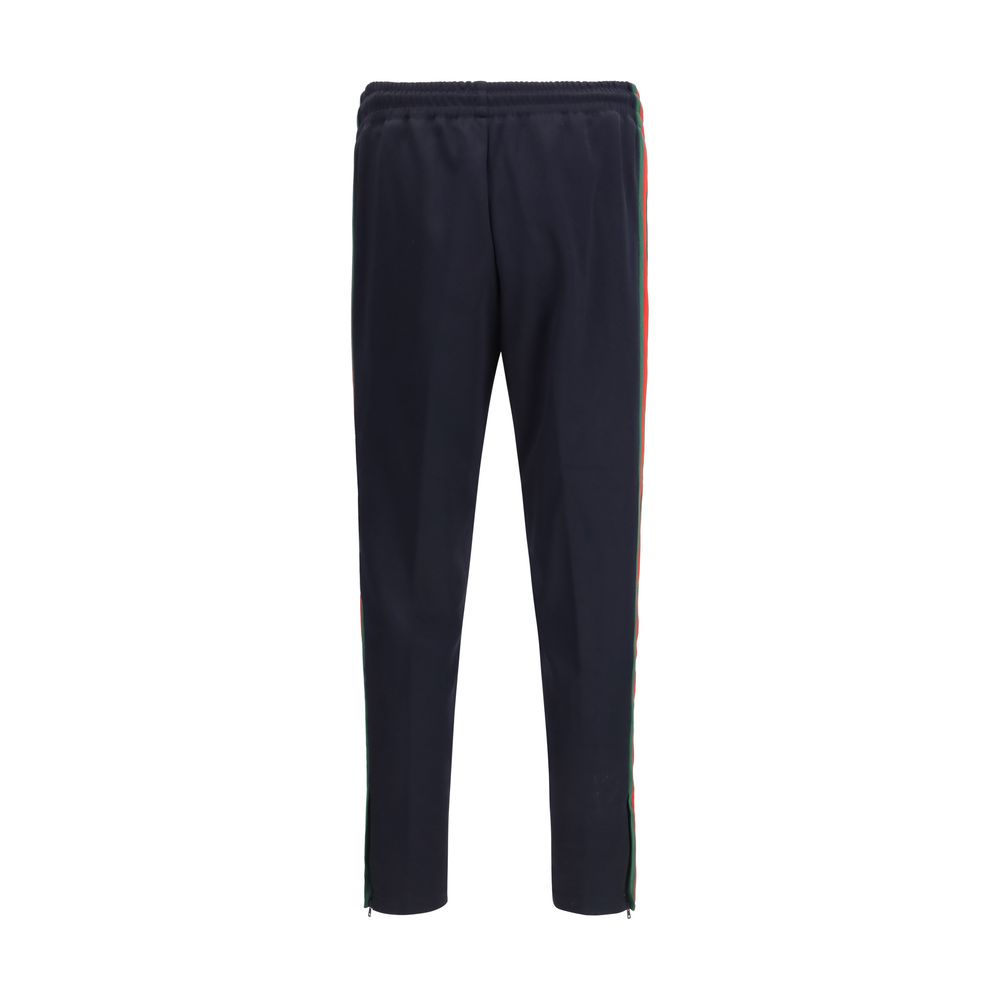Blue Polyester Joggers (Workout Pants)