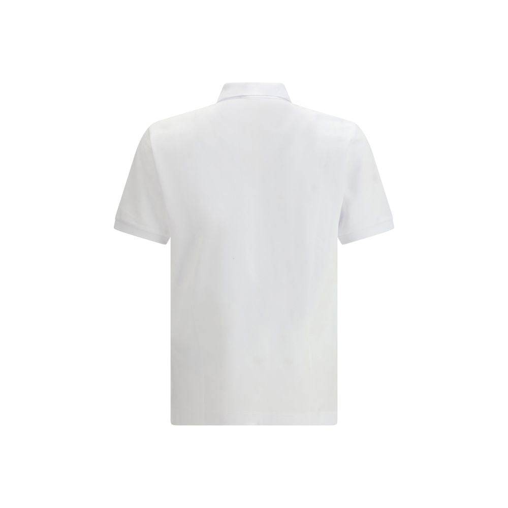 White Cotton Polo Shirt