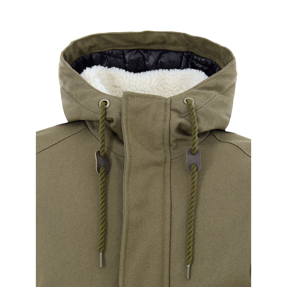 Green Cotton Parka