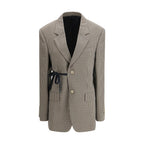 Multicolor Lyocell Coat