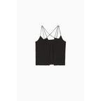Black Viscose Tank Tops