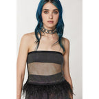 Black Polyester Tank Tops