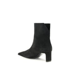 Black Calf Leather Bos Taurus Ankle Boots