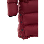 Bordeaux Cotton Full-Length Jacket