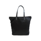 Black Nylon Tote Bag