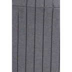 Gray Cotton Midi Skirt