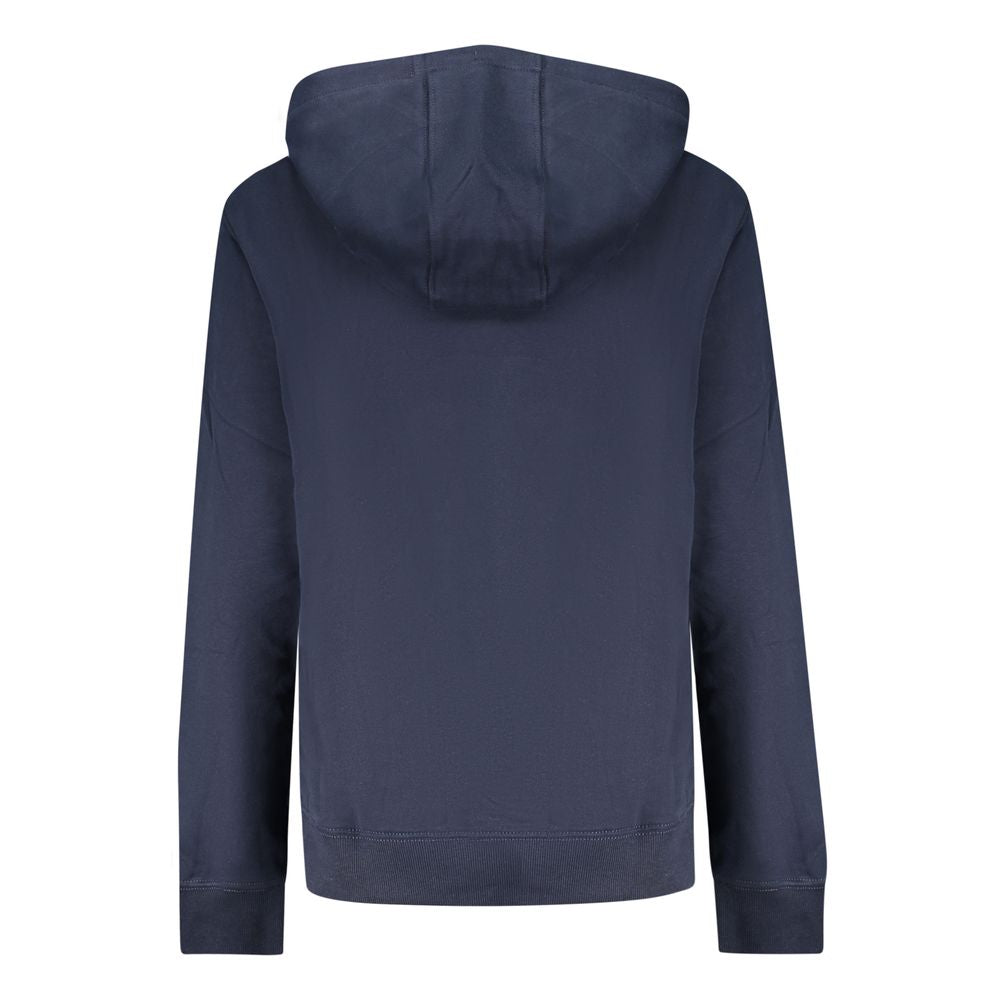 Blue Cotton Women's Hoodie
