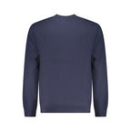 Blue Cotton Men Sweatshirt