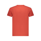 Red Cotton Men T-Shirt