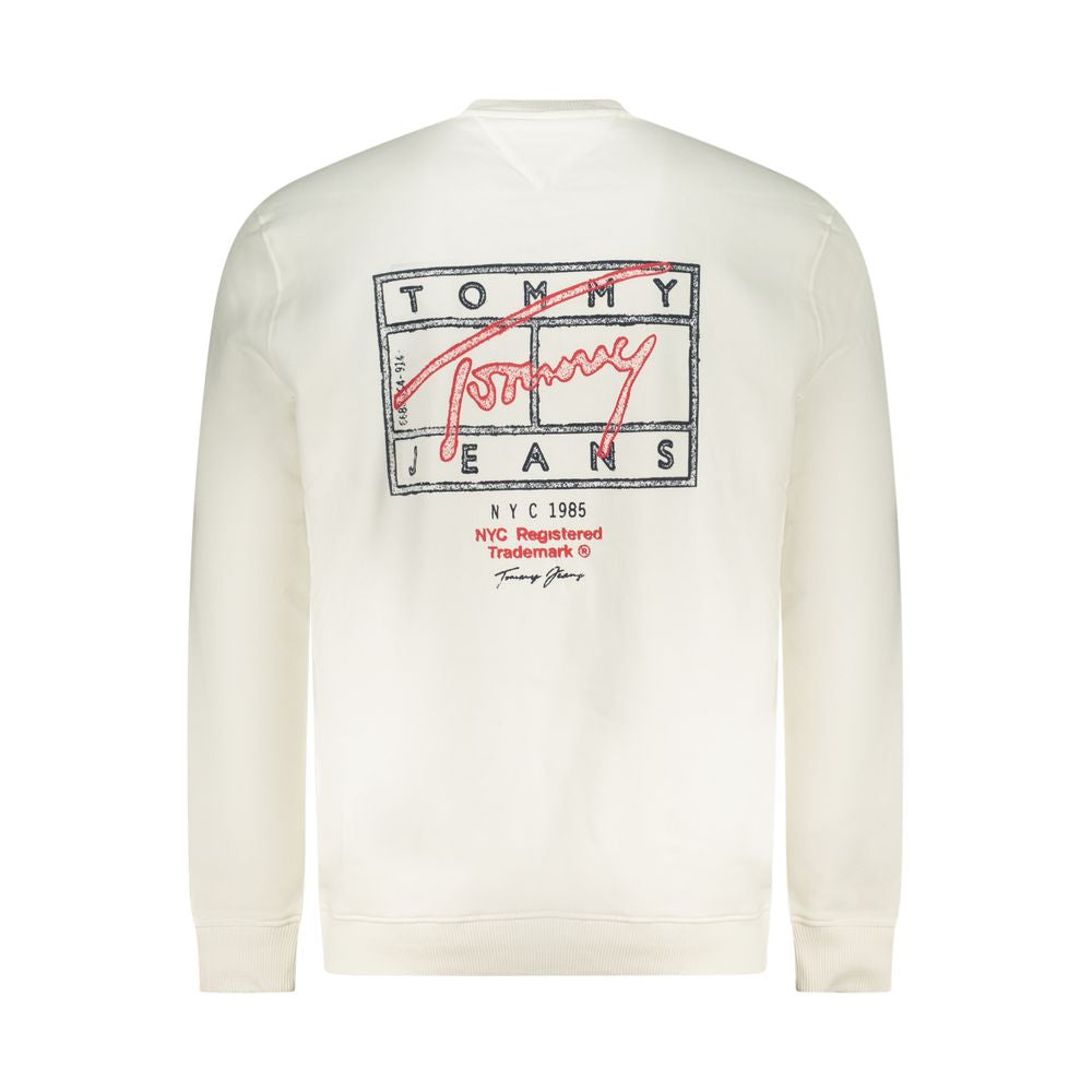 White Cotton Men's Sweatshirt