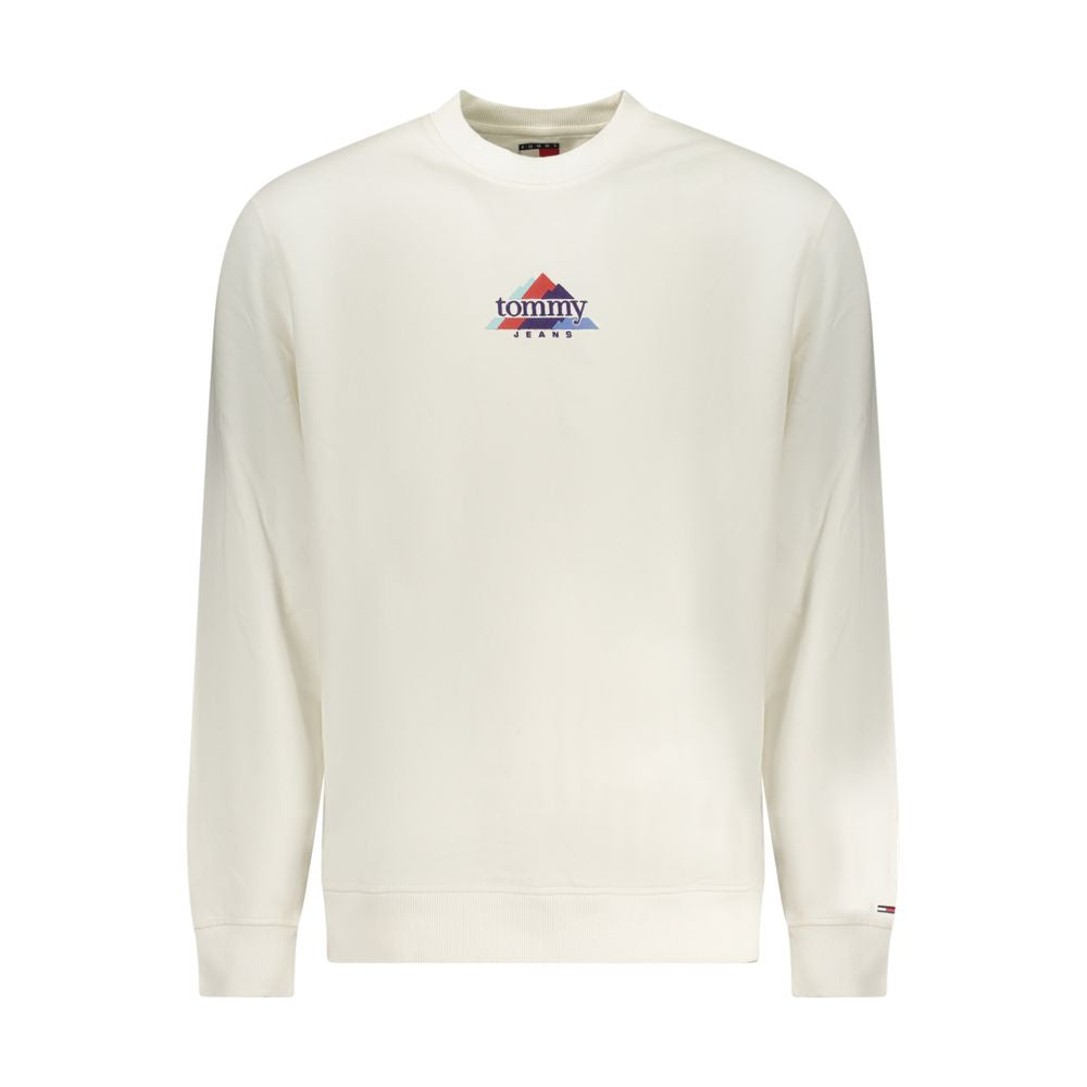 White Cotton Men's Sweatshirt