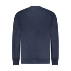 Blue Cotton Men Sweatshirt