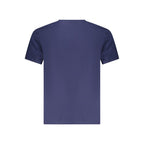 Blue Cotton Men's T-Shirt