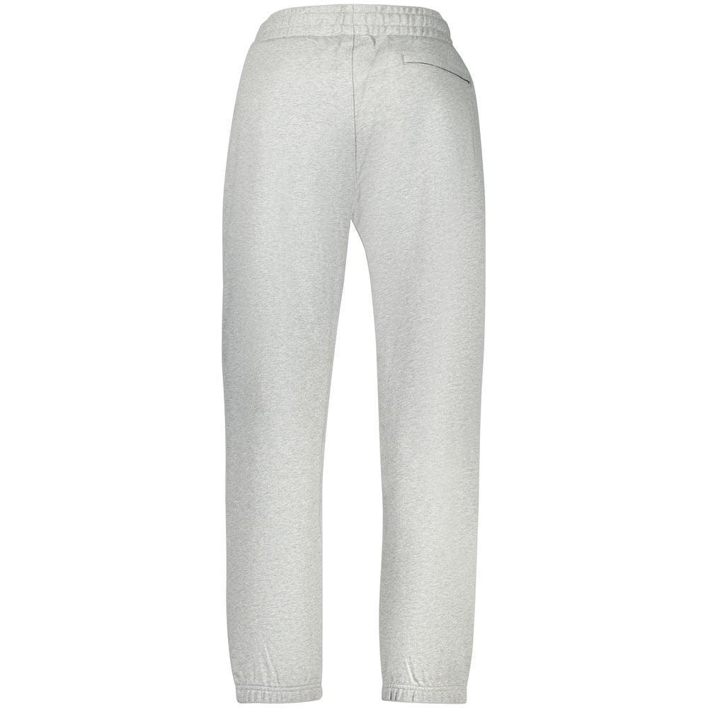 Grigio Cotton Men Sport Trouser