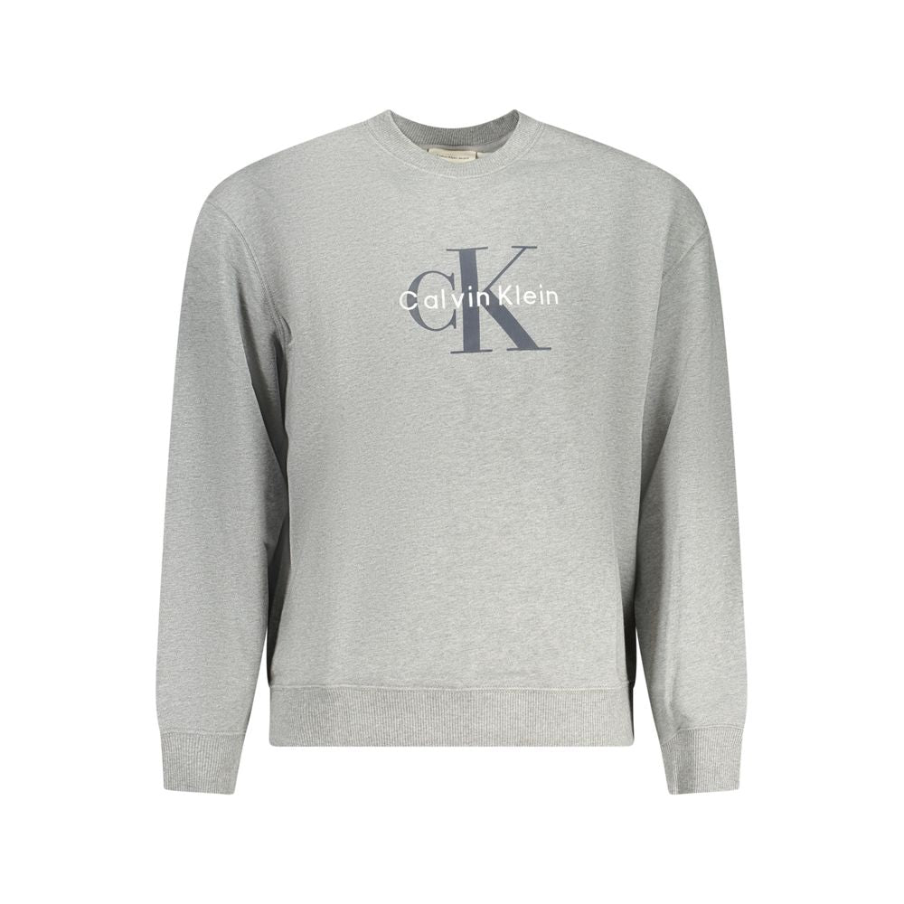 Gray Cotton Men's Sweatshirt