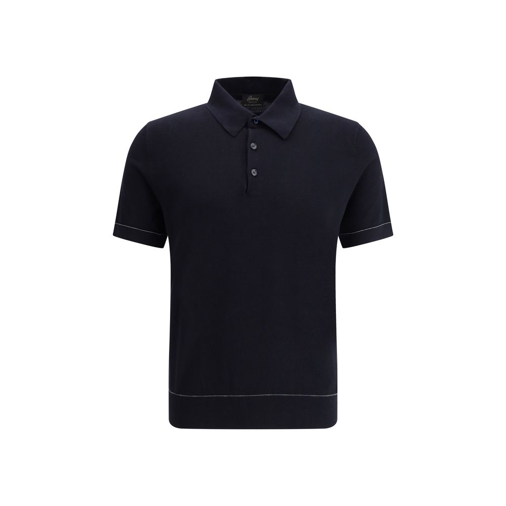 Black Cotton Polo Shirt